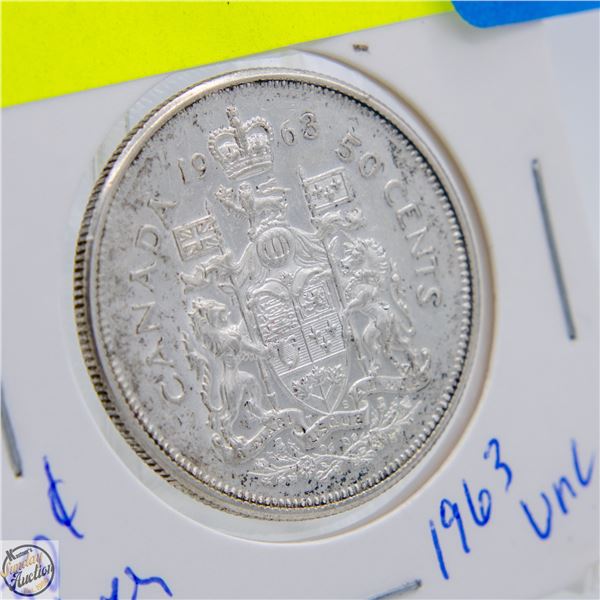 1963 CANADIAN SILVER HALF DOLLAR