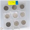 Image 1 : 9 CANADIAN ONE DOLLAR COINS