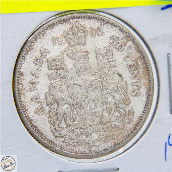 1966 CANADIAN SILVER HALF DOLLAR