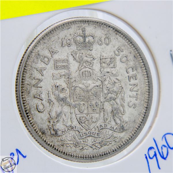 1960 CANADIAN SILVER HALF DOLLAR