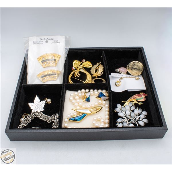 VINTAGE JEWELRY LOT G.P, .925 PENDANTS,