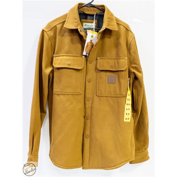 BRAND NEW JOHN DEERE MENS SMALL WORKMANS JACKET