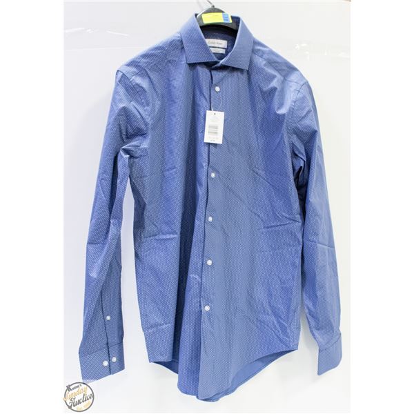 NEW CALVIN KLEIN COLLARED BUTTON UP DRESS SHIRT MD