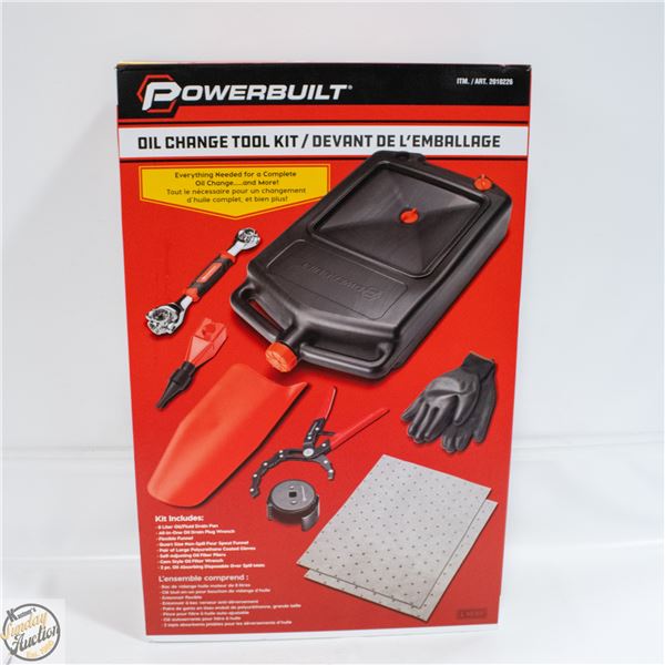 POWERBUILT OIL CHANGE TOOL KIT