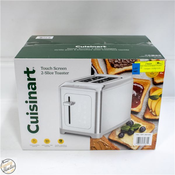 CUISINART TOUCH SCREEN 2-SLICE TOASTER