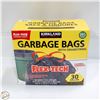 Image 1 : KIRKLAND GARBAGE BAGS WITH DRAWSTRING 30G / 113L