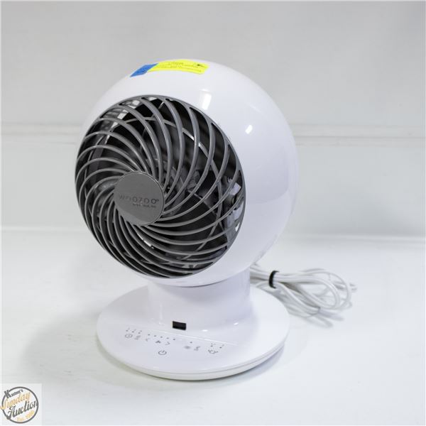 WOOZOO GLOBE FAN 5-SPEEDS WITH REMOTE - WHITE