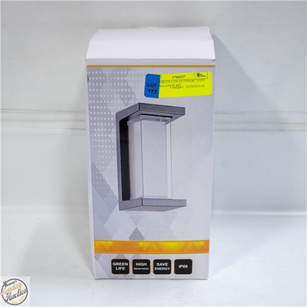 NEW GREEN LIFE OUTDOOR LIGHT INSTALLATION KIT