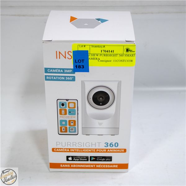 INSTACHEW PURRSIGHT 360 SMART PET CAMERA