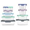 Image 1 : NEW 20 PIECE ELLO GLASS FOOD STORAGE SET WITH AIR