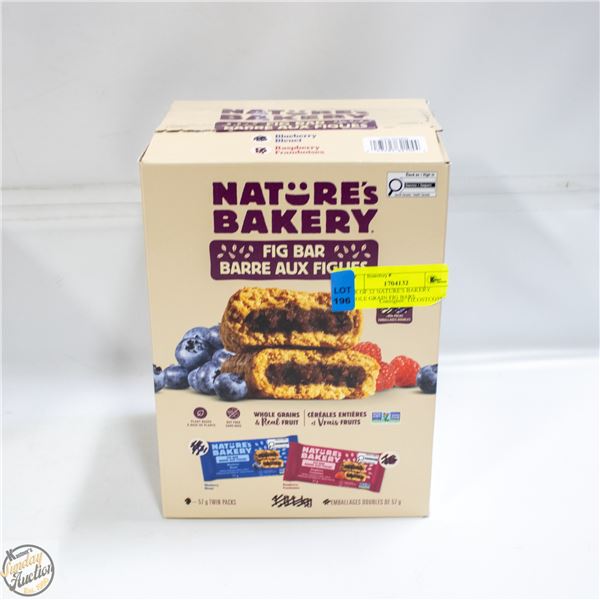 BOX OF 30 NATURE'S BAKERY WHOLE GRAIN FIG BARS