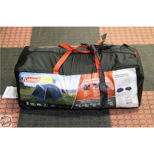 COLEMAN 8 PERSON MODIFIED DOME TENT 144X108X77"