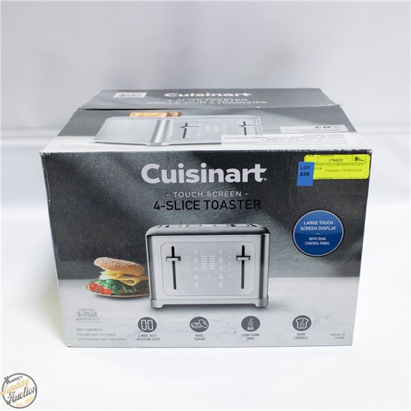 CUISINART TOUCHSCREEN 4-SLICE TOASTER