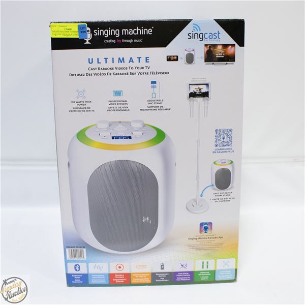SINGING MACHINE ULTIMATE KARAOKE SPEAKER & STAND