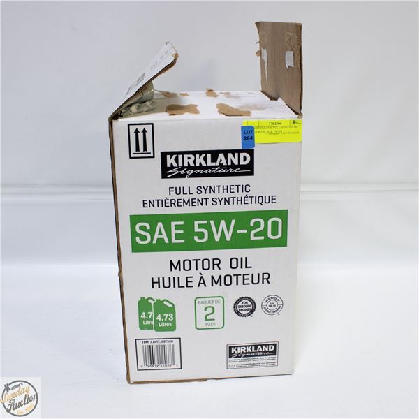 2 PK KIRKLAND FULL SYNTHETIC MOTOR OIL SAE 5W-20