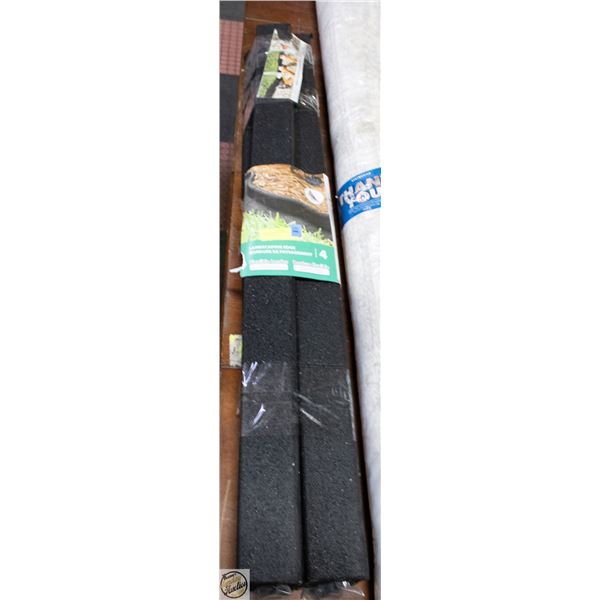 4 PIECE LANDSCAPING FLEXIBLE BORDER KIT