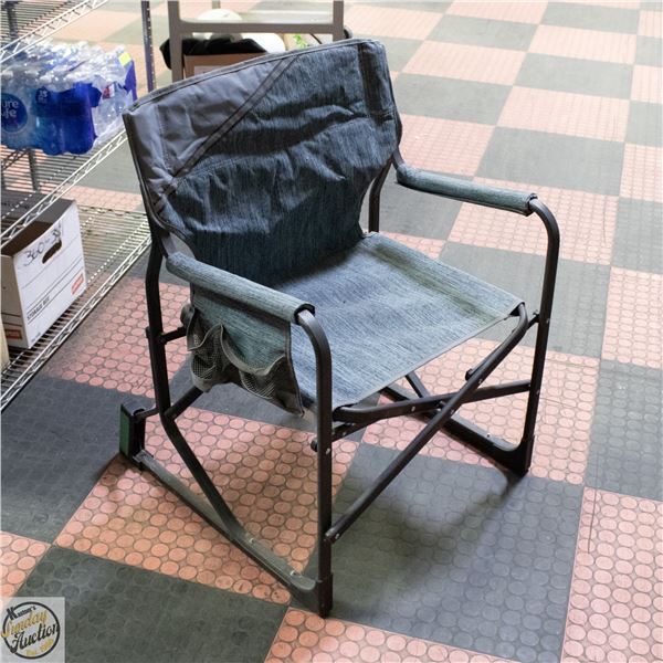 MACSPORTS OUTDOOR FOLDABLE ROCKING CHAIR