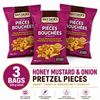 Image 1 : 3 SNYDERS HONEY MUSTARD & ONION PIECES BB 05/26