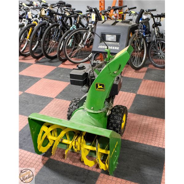 POLICE SEIZURE: JOHN DEERE TRS 26 SNOW BLOWER