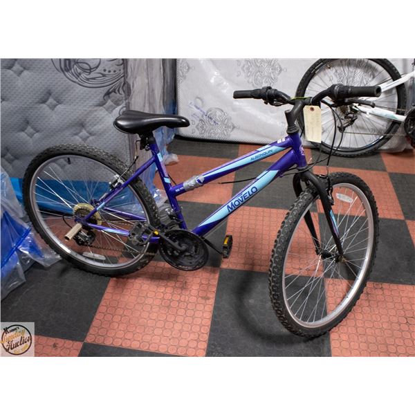 POLICE SEIZURE: MOVELO BLUE 26" MTN BIKE