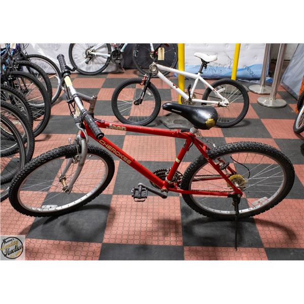 POLICE SEIZURE: JEEP CHEROKEE MOUNTAIN BIKE 26"
