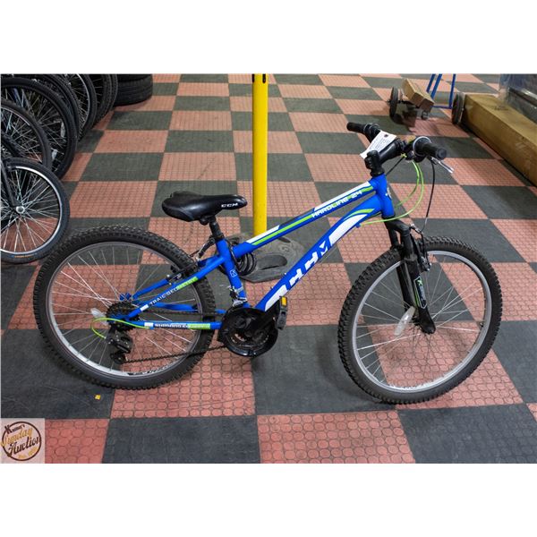 POLICE SEIZURE: CCM HARDLINE 24" FRONT SUS. BIKE
