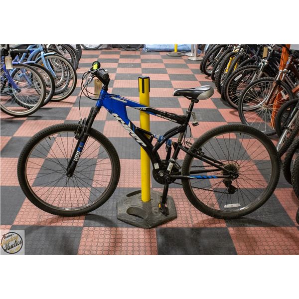 POLICE SEIZURE: HYPER FULL SUSPENSION MTN BIKE