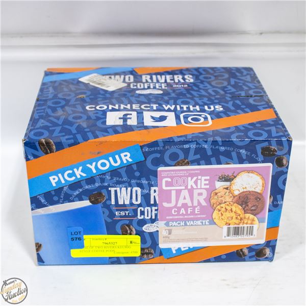 CASE OF TWO RIVERS KEURIG STYLE COFFEE PODS