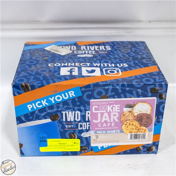 CASE OF TWO RIVERS KEURIG STYLE COFFEE PODS