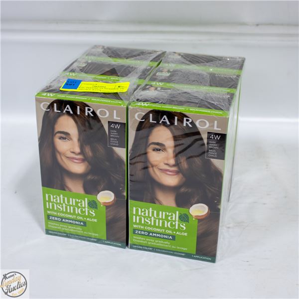 NATURAL INSTINCTS NUMBER 4W DARK BROWN WITH