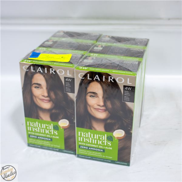 NATURAL INSTINCTS NUMBER 4W DARK BROWN WITH