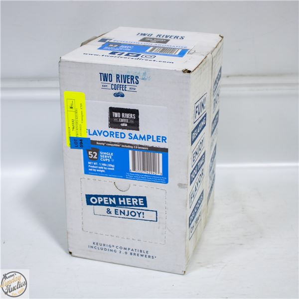 CASE OF TWO RIVERS KEURIG STYLE "FLAVORED