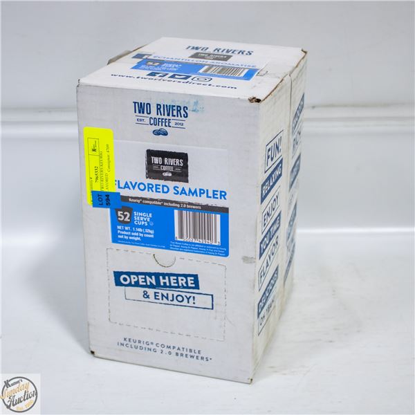 CASE OF TWO RIVERS KEURIG STYLE "FLAVORED