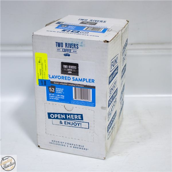 CASE OF TWO RIVERS KEURIG STYLE "FLAVORED