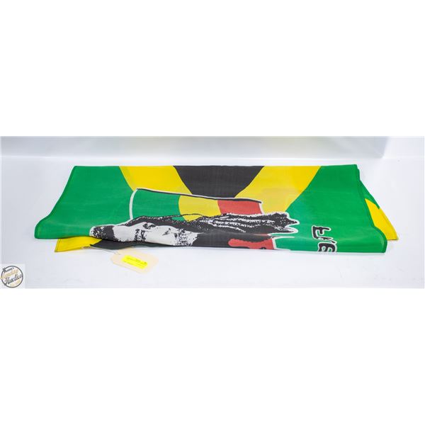 BOB MARLEY JAMAICA FREEDOM FLAG