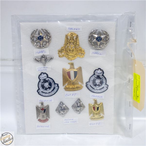 COLLECTION OF 11 INTERNATIONAL POLICE