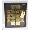 Image 1 : FRAMED DISPLAY SEVEN USA (1928-1934) NOVELTY