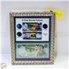 Image 1 : FRAMED IRAQ 1986 SADDAM SWISS MADE
