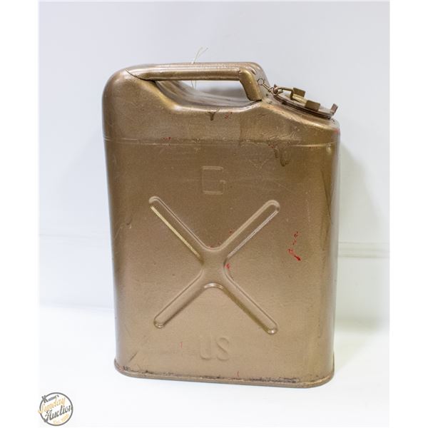 VINTAGE US MILITARY "JERRY CAN" STEEL