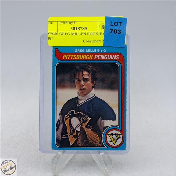 1979-80 GREG MILLEN ROOKIE CARD OPC