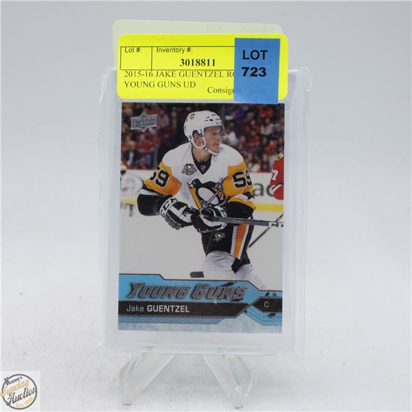 2015-16 JAKE GUENTZEL ROOKIE YOUNG GUNS UD