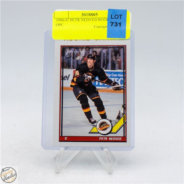 1990-91 PETR NEDVED ROOKIE CARD OPC
