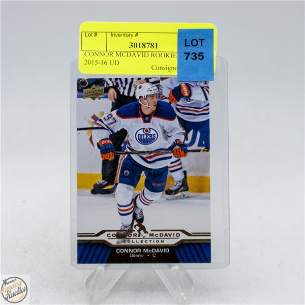 CONNOR MCDAVID ROOKIE CARD 2015-16 UD