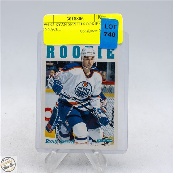 1994-95 RYAN SMYTH ROOKIE CARD PINNACLE