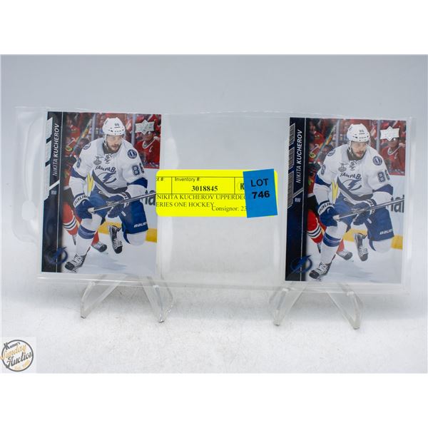 2 NIKITA KUCHEROV UPPERDECK SERIES ONE HOCKEY