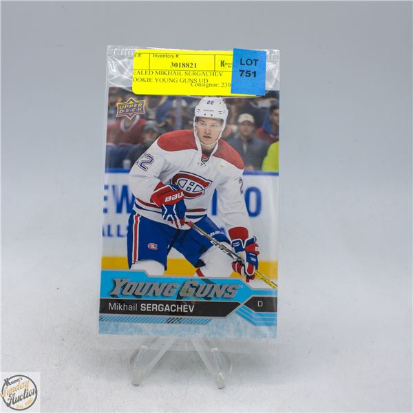 SEALED MIKHAIL SERGACHEV ROOKIE YOUNG GUNS UD