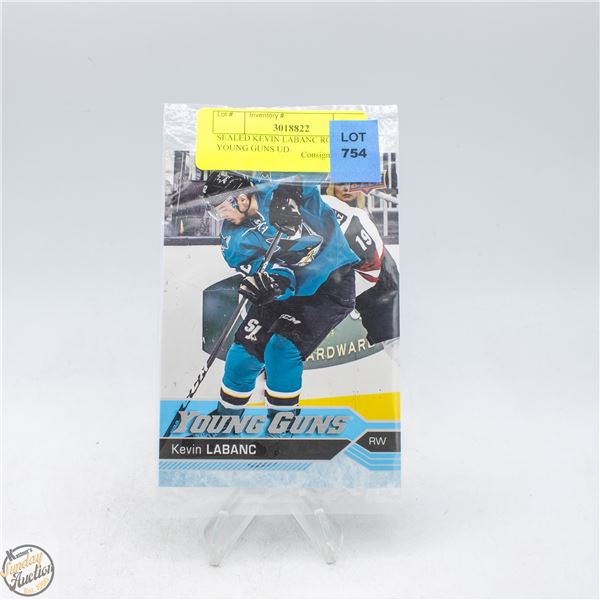 SEALED KEVIN LABANC ROOKIE YOUNG GUNS UD