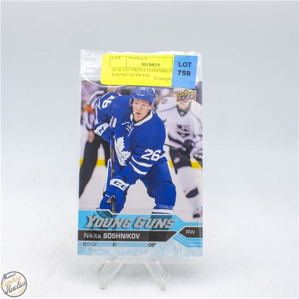 SEALED NIKITA SOSHNIKOV ROOKIE YOUNG GUNS UD