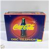Image 1 : VINTAGE BLINKING COCA COLA TELEPHONE IN BOX