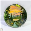 Image 1 : ORIGINAL ARTIST PAINTED GOLD PAN NORTHERN CDN